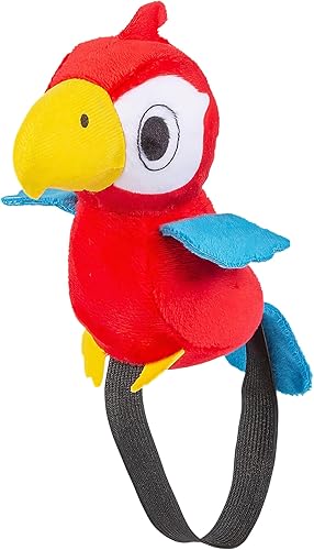 Fun Express Loro relleno en el hombro – Accesorios de disfraz de pirata para niños, niñas y niños pequeños | Accesorio de hombro de loro pirata para