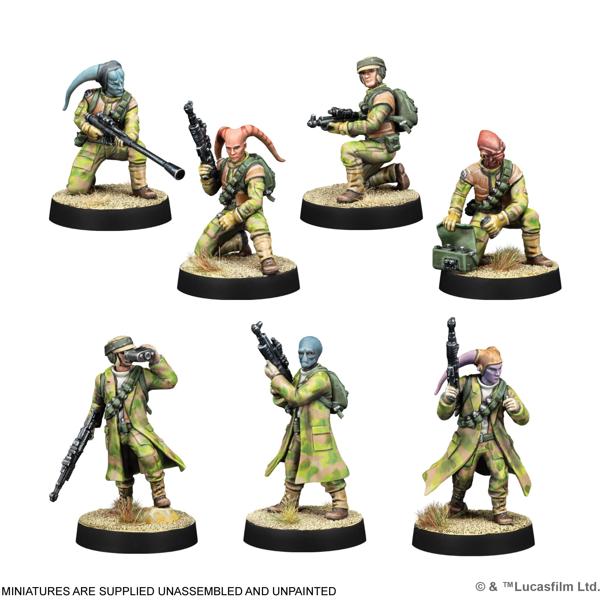 Atomic Mass Games | Star Wars: Legion Rebel Alliance Starter Set | Miniature Game Starter Set, Compatible With Star Wars Legion, Luke Skywalker, 36 Miniatures | 2 Players | 90 Minutes