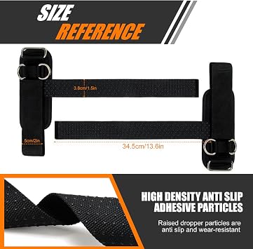 Lifting Straps 2 Pcs Non-Slip Gym Wrist Straps for Weightlifting, Gym Lifting Straps for Cable Machine Workout, Weight lifting Wrist Wraps for Men Women