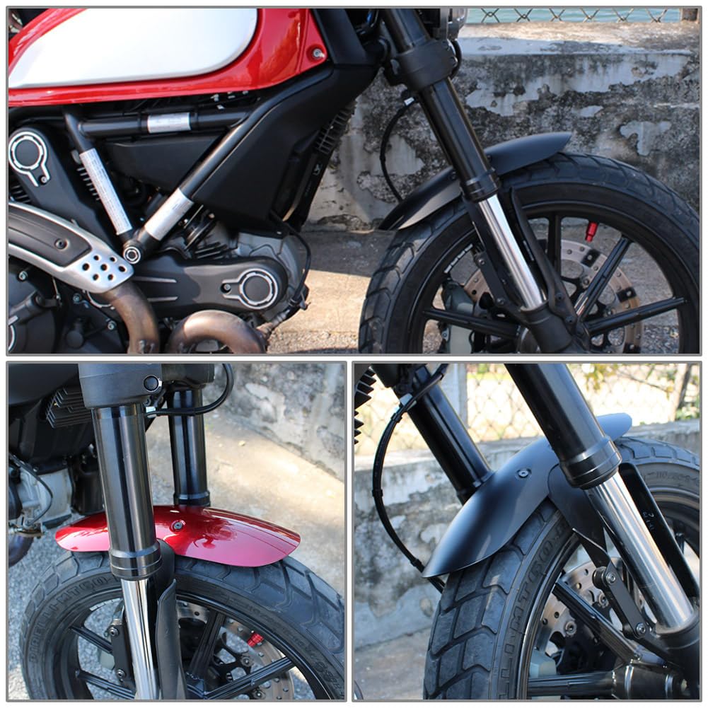 Parafango per motocicletta SIKUAI, parafango anteriore corto, parafango per Scrambler 800 / Cafe Racer / Classic / Street Classic / Icon