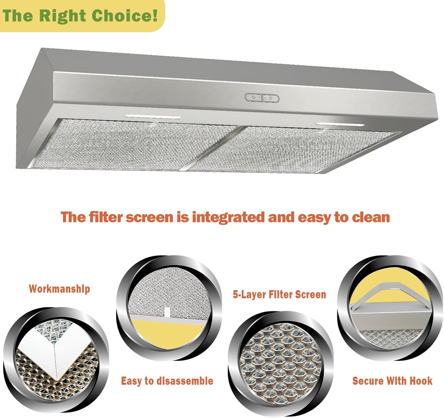 2pcs S97017415 Compatible with B-roan Range Hood Filter 13-13/16" X 14-3/32" Replacement QDE30 Nutone Stoves Kitchen Exhaust Fan Filter A60463 QDE QDE30BL QDE30SS QDE30WW