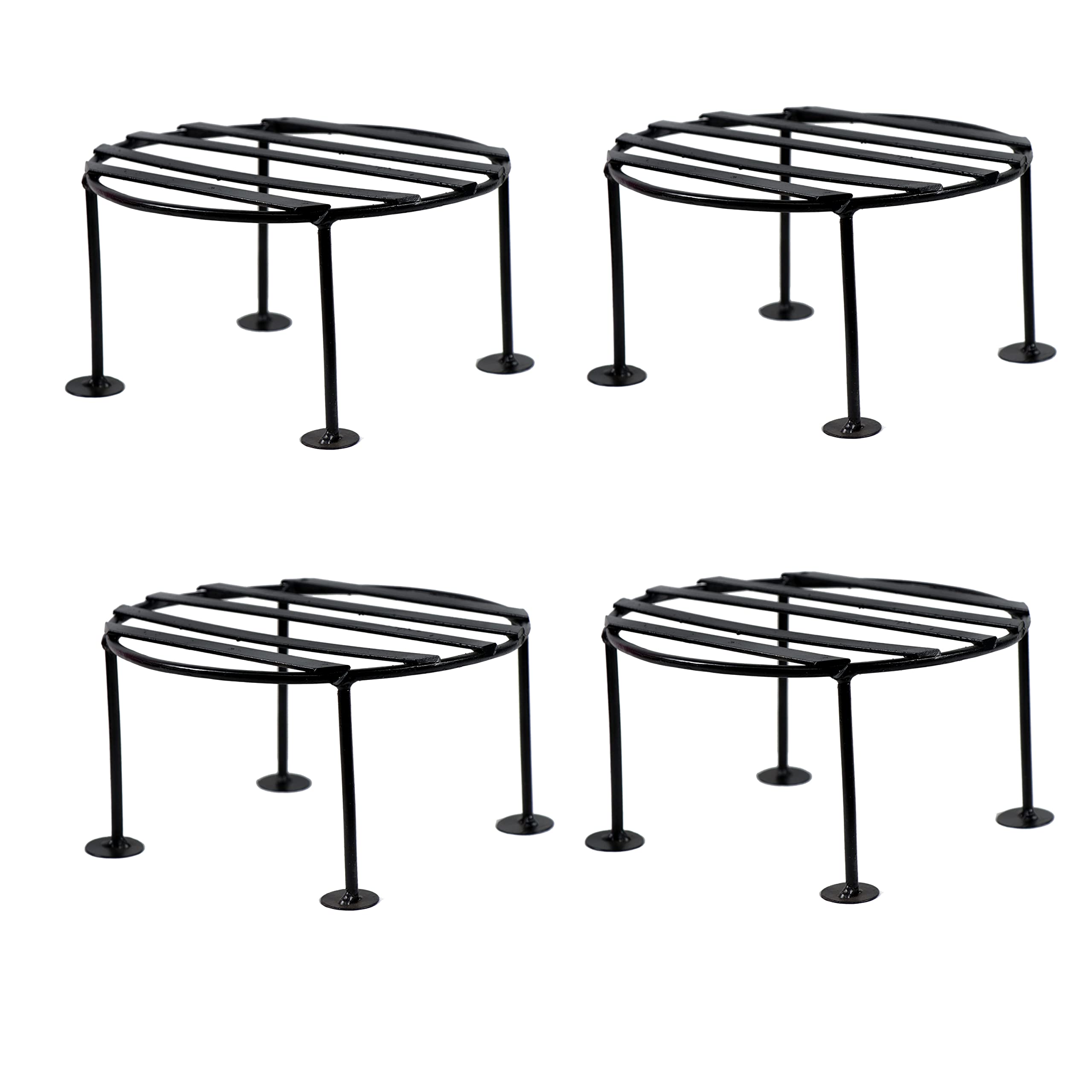 Decor Sense||Metal Planter Stand|| Plant Stand for Outdoor & Indoor||Home Garden Balcony Living Room||DCR-Round|| [Pack of-4] (B0B51NQGJZ) Amazon Price History, Amazon Price Tracker
