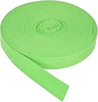 Vista 15 de PATIKIL Cinta de sarga de algodón de 1 pulgada, 50 yardas, cinta de algodón, cinta de encuadernación al bies, cinta de espiga para costura, Verde