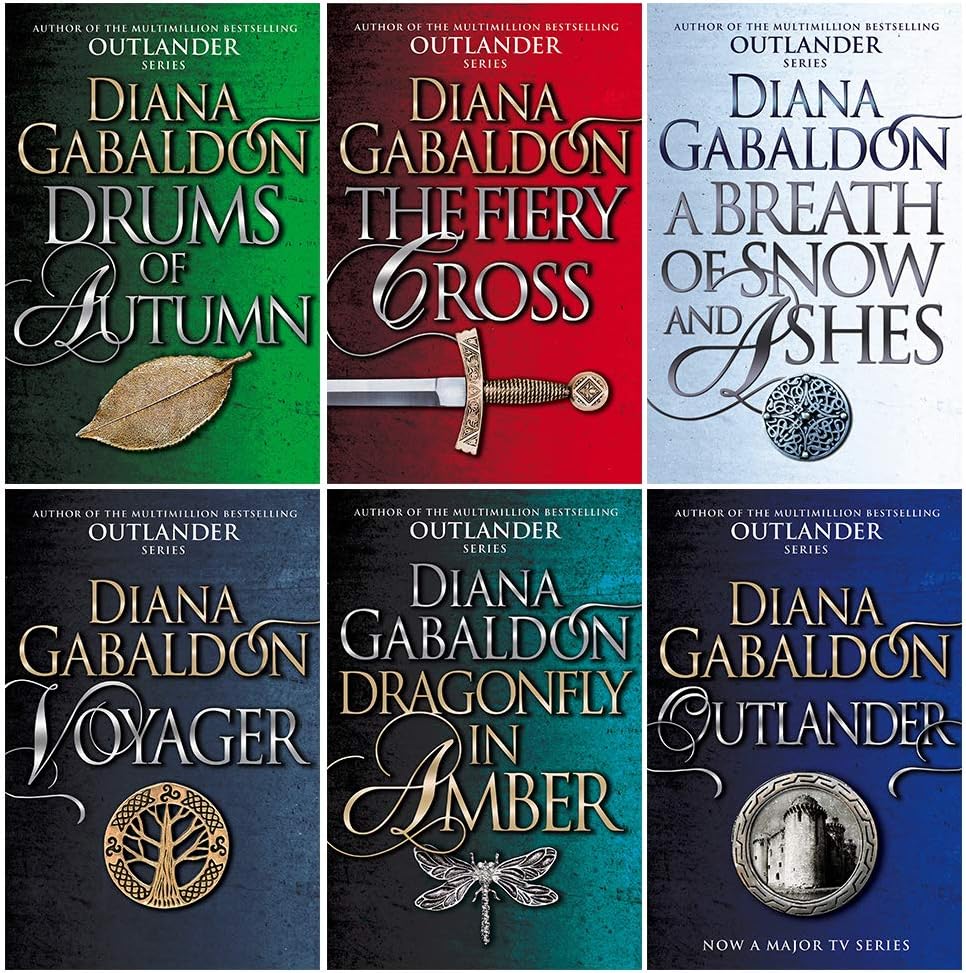 Outlander Series Collection 6 Books Set by Diana Gabaldon (Outlander, Dragonfly In Amber, Voyager, Drums Of Autumn, The Fiery Cross, A Breath Of Snow And Ashes) Paperback – 1 Jan. 2018