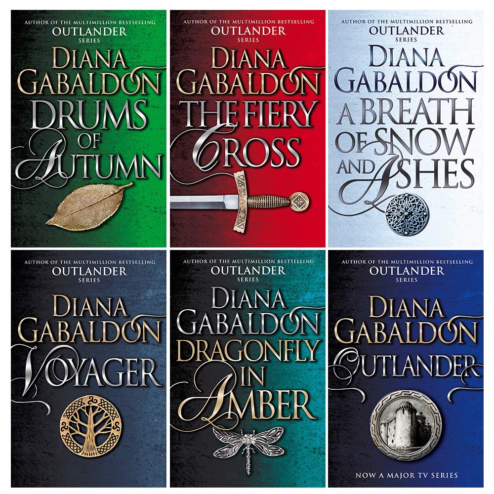 Outlander Series 1 Diana Gabaldon Collection 6 Books Set Drums Of Autumn, Fiery Paperback