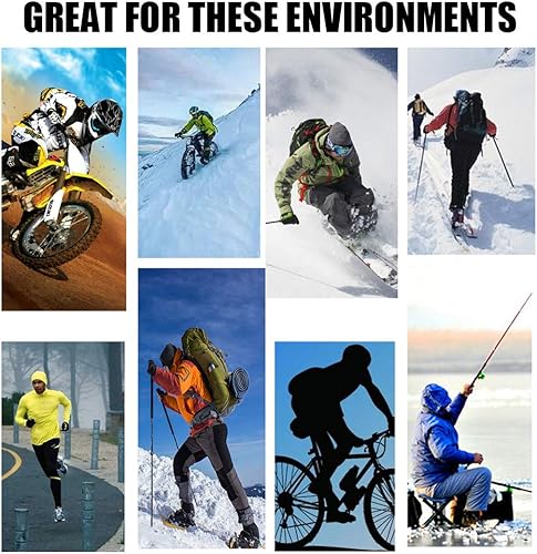 Miniatura 3 de MIRKOO Máscara facial de tubo sin costuras transpirable 3D, a prueba de polvo, a prueba de viento, protección UV, motocicleta, bicicleta, ATV