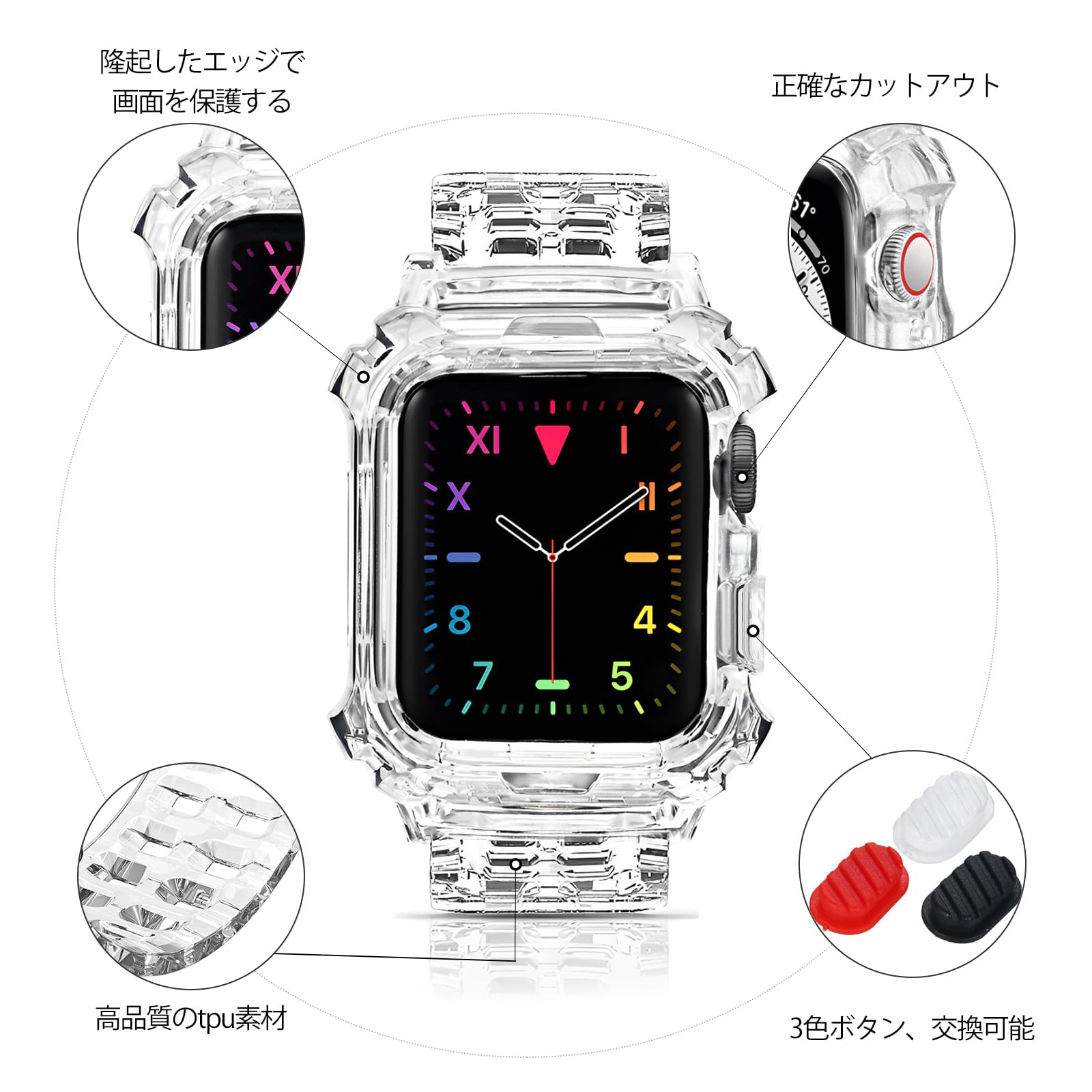 Amazon.co.jp: [POLINK] for アップルウォッチ バンド Apple Watch 
