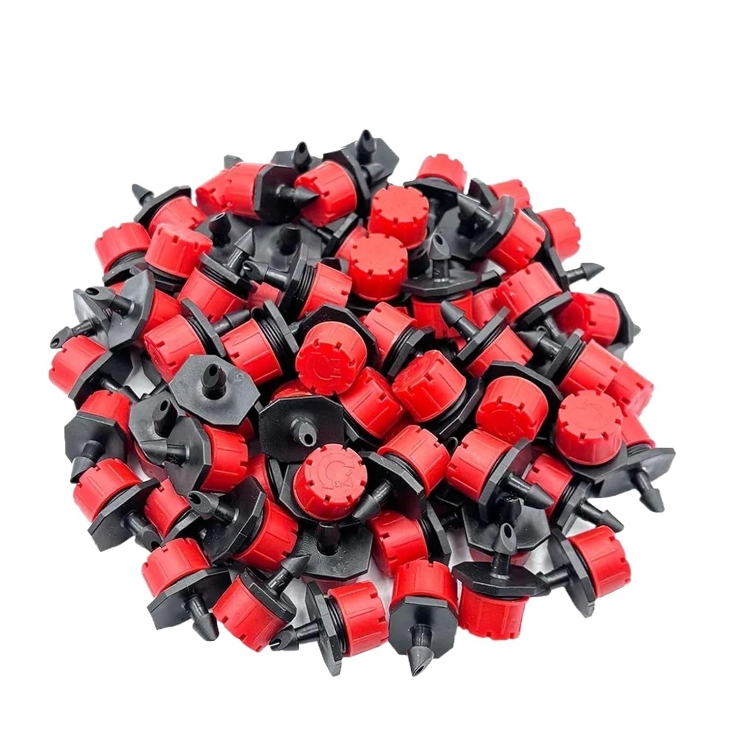 DIY 4/7mm PVC Watering Hose Micro Irrigation Pipe Drip Watering Kits with Adjustable Drippers Punch Tool(5M)