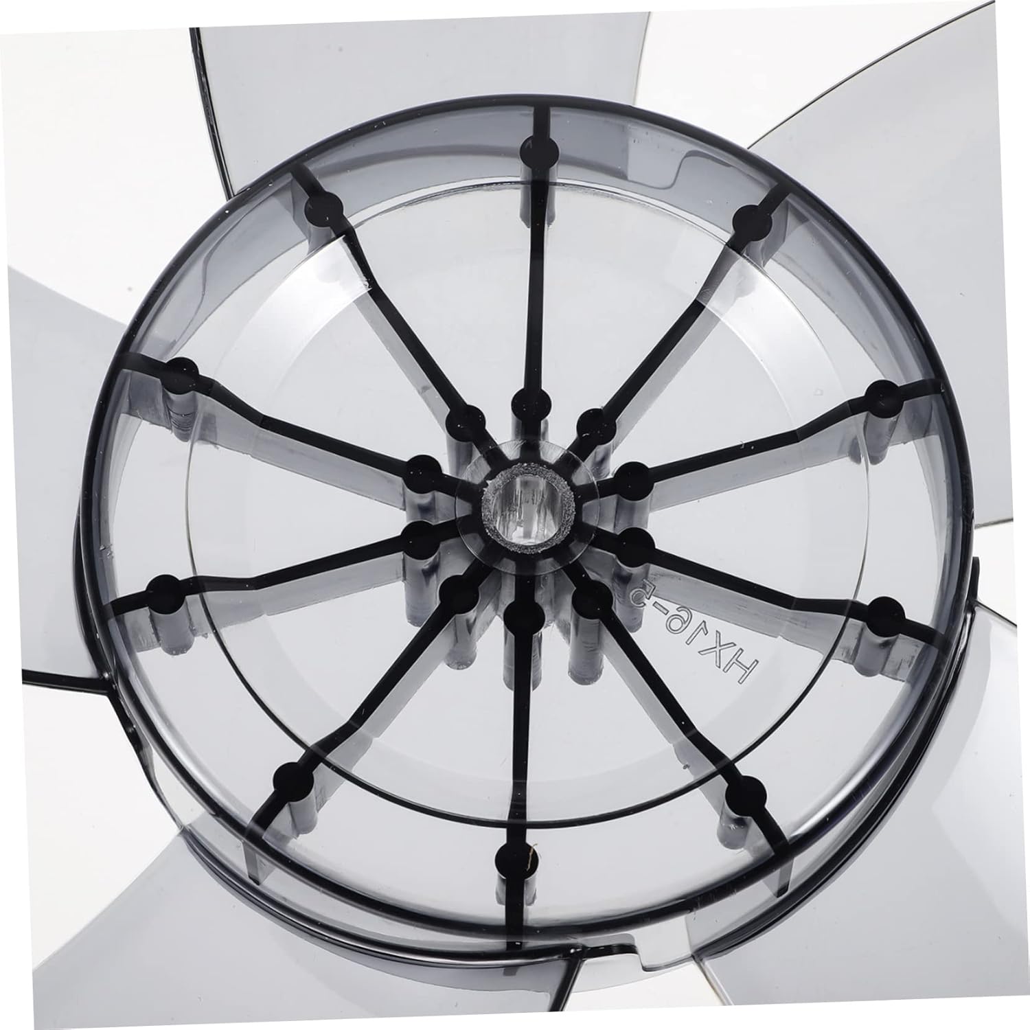 2pcs Fan Leaves Replacement for Household Standing Pedestal Fan Plastic Material Easy Installation Compatible Table Quiet Transparent Finish