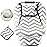 ACRABROS Car Seat Covers for Babies,All Season Infant Carseat Cover Canopy for Boys and Girls,Stretchy Adjustable Peeping Window with Mesh Cover,Warm Breathable Universal, Grey White Chevron
