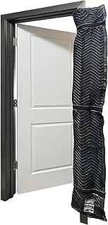 US Cargo Control Quilted Door Jamb Protector Pad 72" x 24", Door Frame Cover with Metal Flex Loop Rings, Cotton/Polyester Quilted Furniture Pads for Moving, Reusable Door Frame Protection