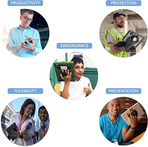 Miniatura 6 de G-Hold - Soporte universal para tableta compatible con cualquier tableta, lector electrónico, iPad - ergonómico, giratorio, se pliega y ajustable