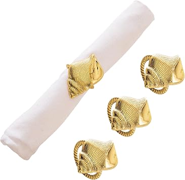 C&F Home Conch Shell Napkin Rings - Thumbnail 5