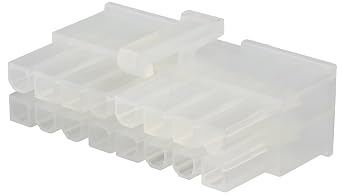 Molex 16 Circuit Receptacle and Plug Housing w/Terminals AWG 18-24 Mini-Fit Jr