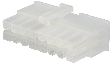 Molex 16 Circuit Receptacle and Plug Housing w/Terminals AWG 18-24 Mini-Fit Jr