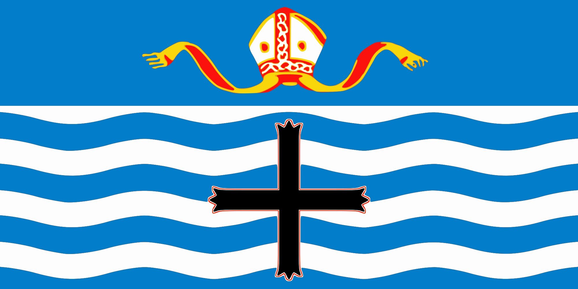 Drapeau Large Nelson pour habiller un mur vide avec un design épuré