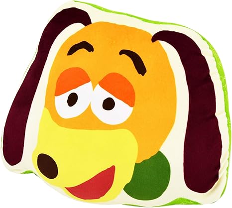 Amazon Co Jp モリシタ トイストーリー スリンキー ドッグ クッション オレンジ もちもちダイカット 顔型 ディズニー 40 34 15cm ホーム キッチン