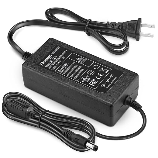 Facmogu 12V 3A Power Adapter for Devices