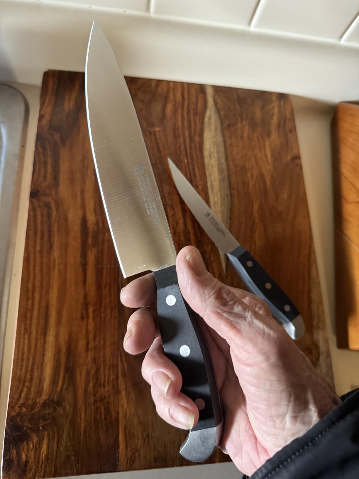 Henckels Statement knife set steak knives and shears