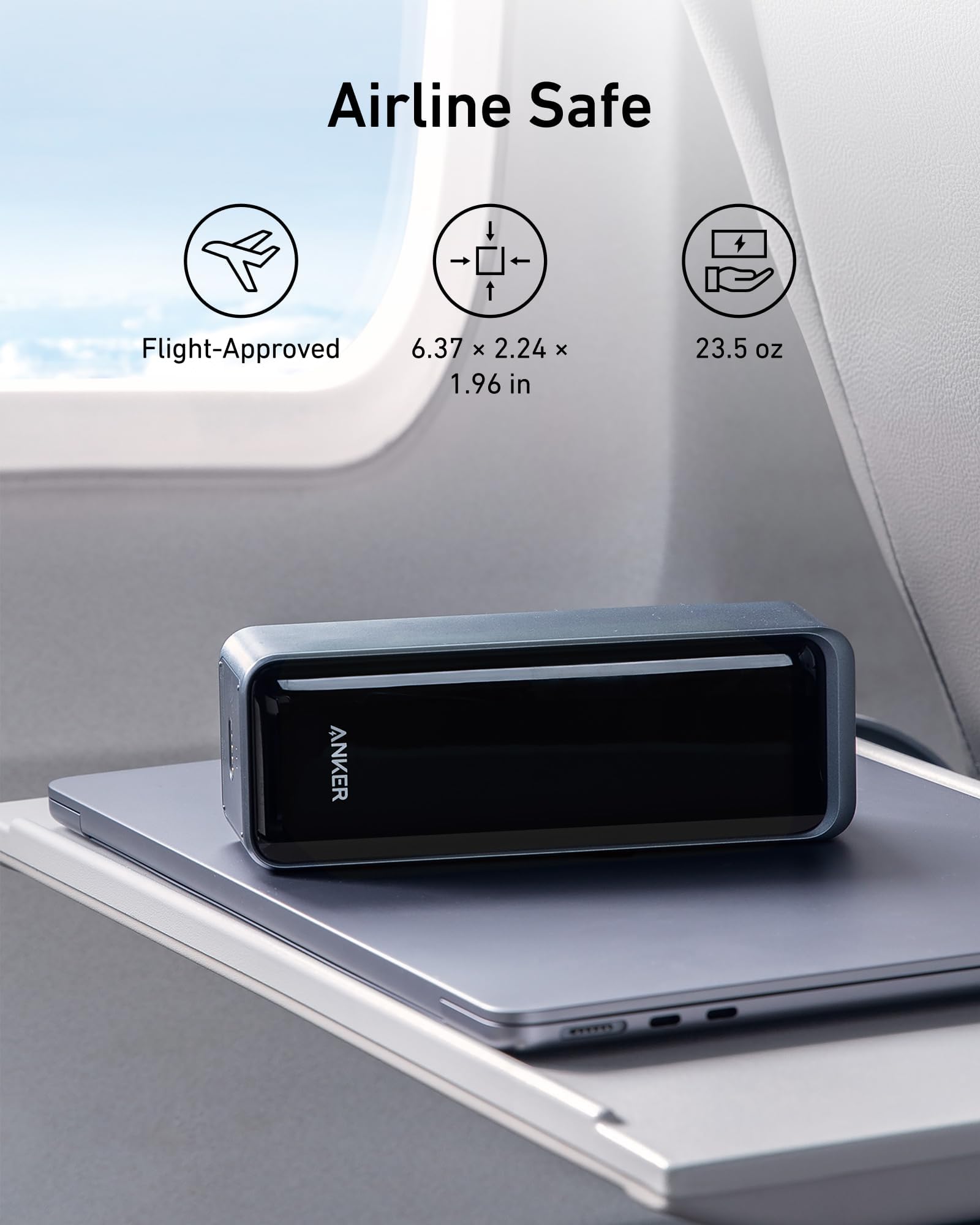 Anker Prime 27,650mAh Power Bank (250W), 3-Port Portable Charger