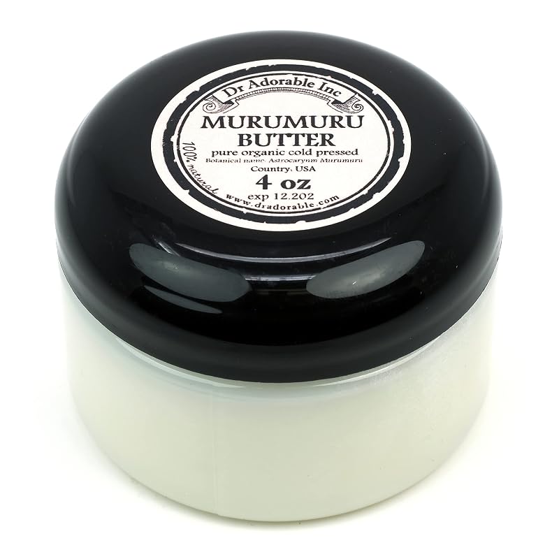 Manteiga de Murumuru Dr Adorable 113 g, prensada a frio e refinada, orgânica