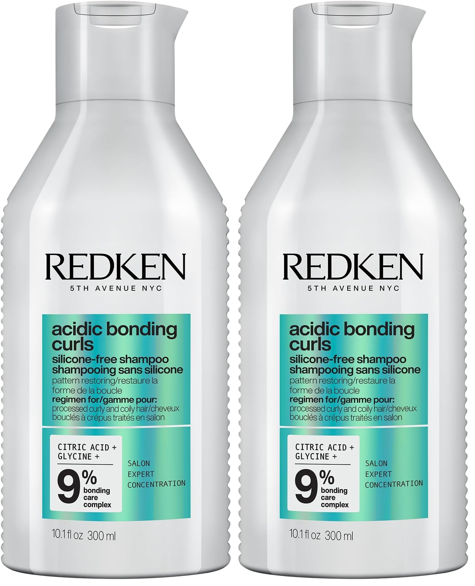 Redken Shampoo Riparatore Per Capelli Ricci, Danneggiati e Crespi, Azione Rinforzante e Illuminante, Arricchito con Acido Citrico, Urea e Glicina, Acidic Bonding Curls, 300ml