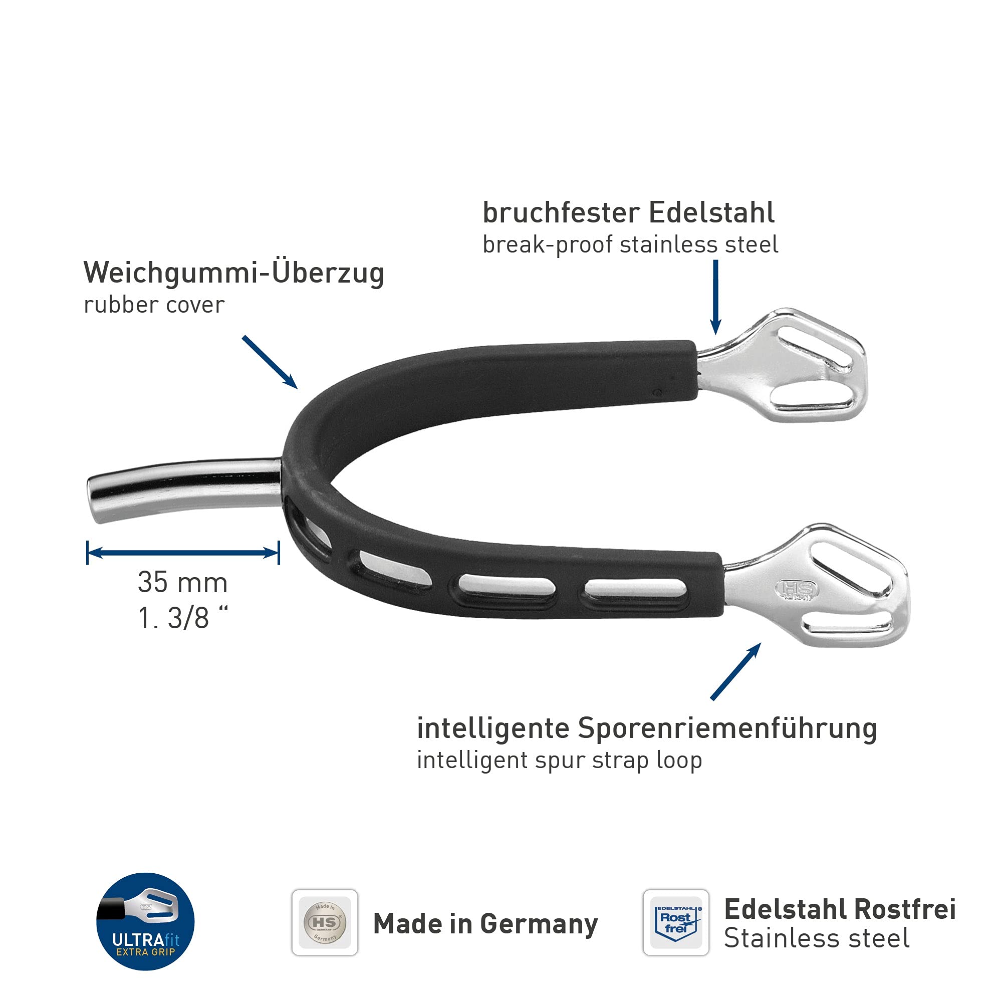 Sprenger - Ultra FIT Extra Grip Spurs