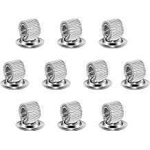 Pen Holder Clips Manganese Steel Pen Holder Self Adhesive Pen Pencil Organizer with Adjustable Spring Loop for Erase Board Whiteboard Bulletin Board Refrigerator Map Office Home, 10PCS