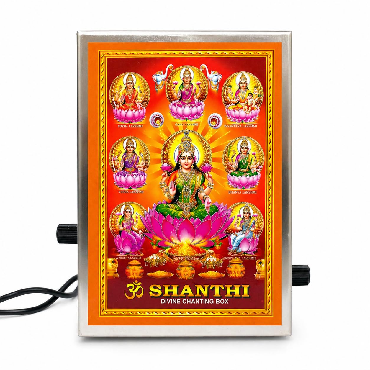 36-in-1 Hindu Mantra Chanting Box with Devotional Songs | Spiritual Bhakti Audio Player for Pooja, Meditation & Relaxation | Premium Metal Mantrabox for Home Temple Décor | Prayer Device | Ideal Gift-image-37