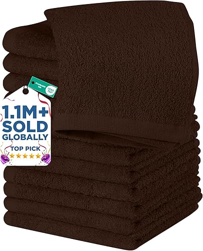 Miniatura 56 de DAN RIVER Paquete de 6 toallas de mano de alta calidad (16 x 28 pulgadas), 100% algodón, ultra suaves, ligeras, altamente absorbentes, para baño