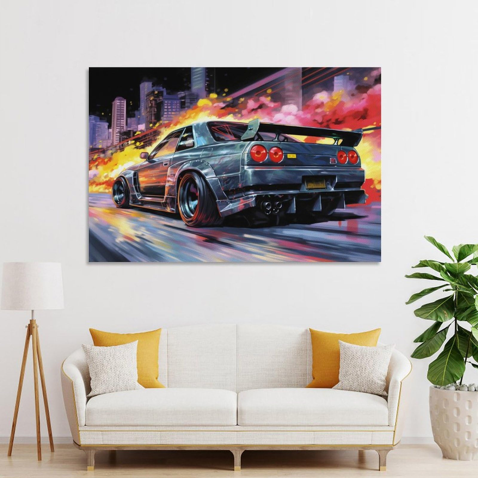 Amazon.com: R32 Japanese Anime Tokyo Drifting Jdm Car Posters