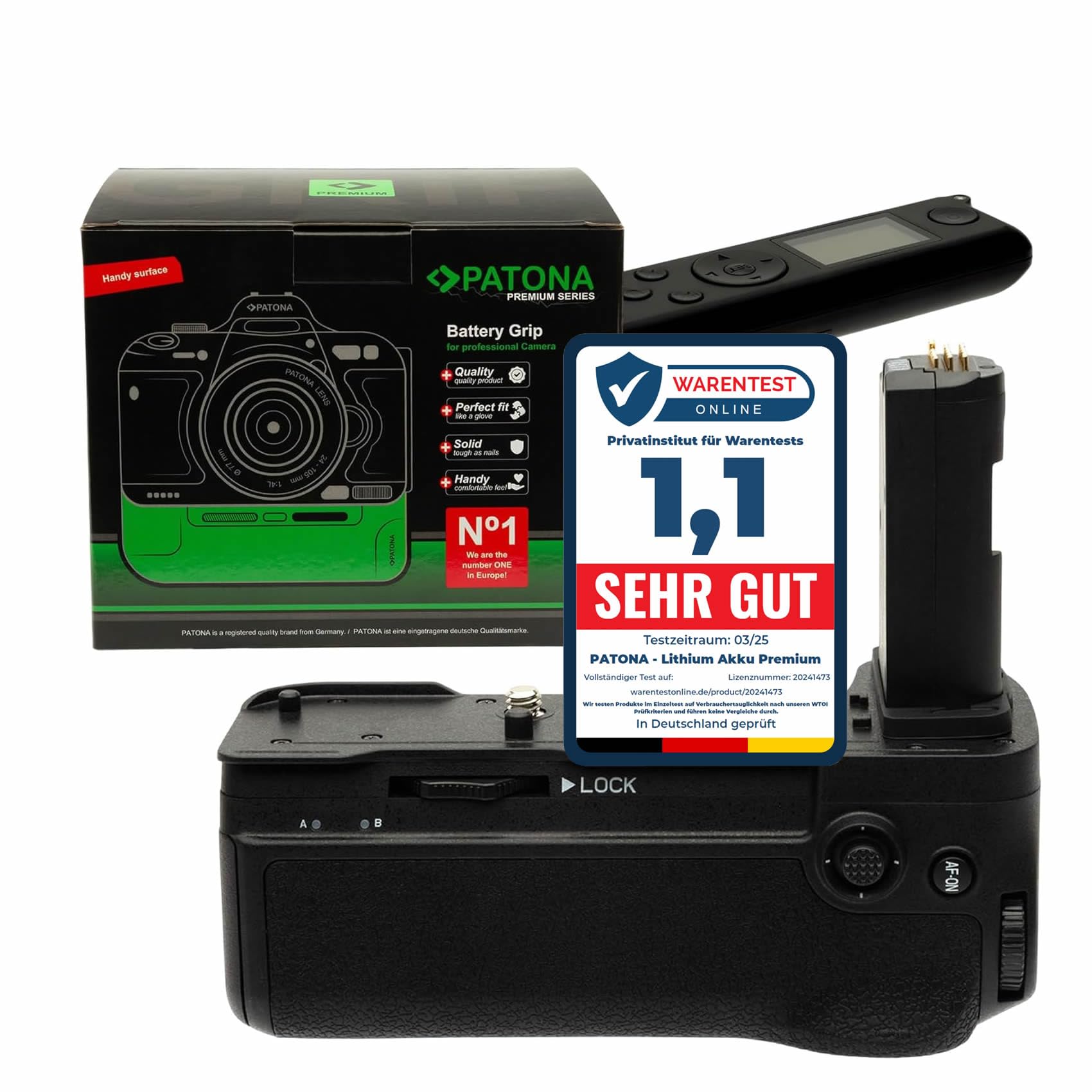 PATONA Premium Batteriegriff, Ersatz für Nikon MB-N11, für Z6 II und Z7 II