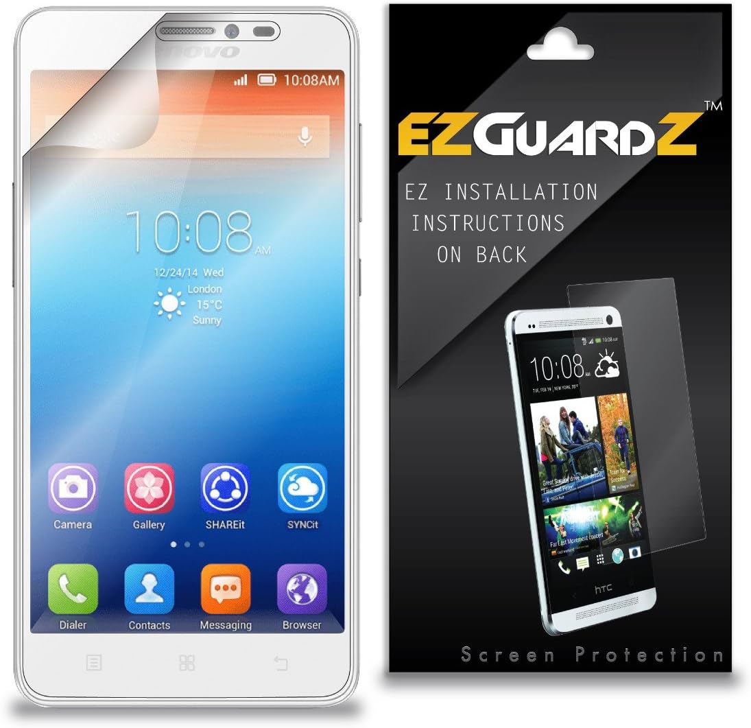 (3-Pack) EZGuardZ Screen Protector for Lenovo S850 (Ultra Clear)