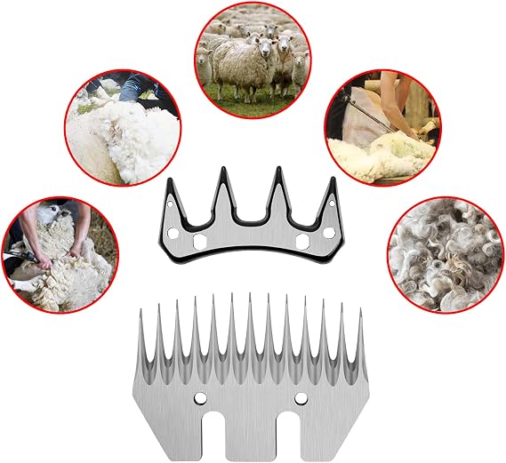 Combs Shear Blade Replacement Goat Clipper Blade For Sheep Scissors Electric Clipper 13 Teeth Straight