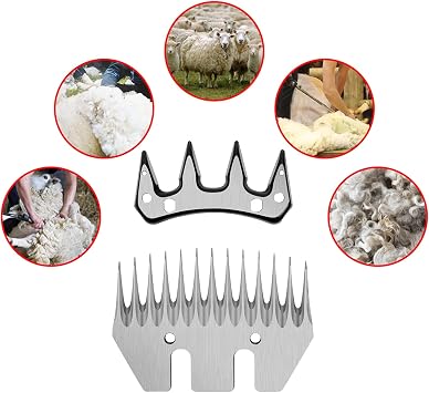 Combs Shear Blade Replacement Goat Clipper Blade For Sheep Scissors Electric Clipper 13 Teeth Straight