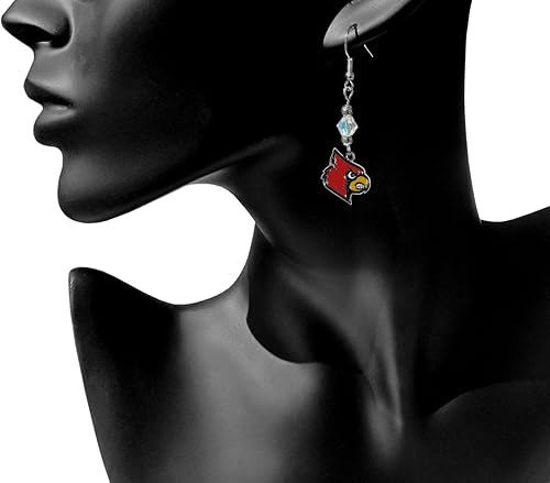 Miniatura 49 de Siskiyou Pendientes colgantes de cristal de la NCAA Sports