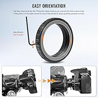 Vista 5 de Alstar - Adaptador de fotos para telescopio Minolta AF y Sony A Mount DSLR, adaptador de cámara para telescopio de montaje en T, incluye anillo T T2