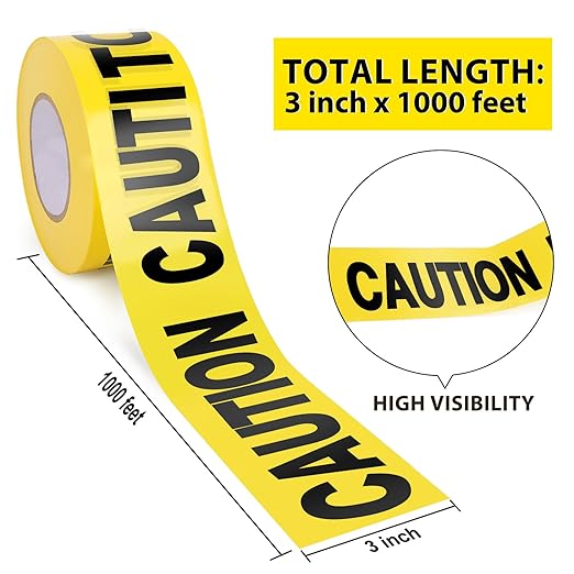 GroTheory Yellow Caution Tape 2 Pack