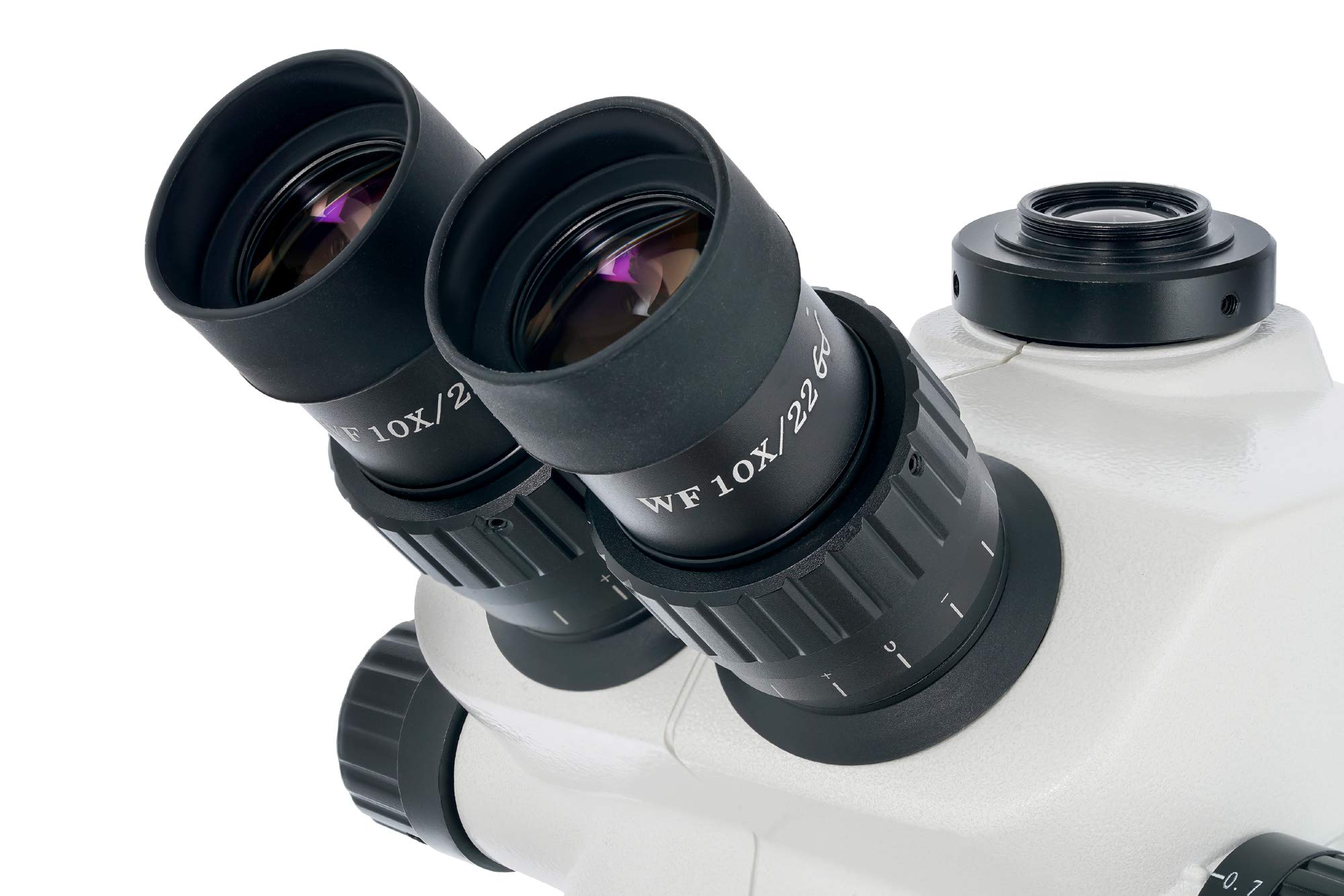 Levenhuk Zoom 1T Microscopio Estereoscópico Trinocular con Rango de Ampliación de 7X–45x y Amplia Distancia de Trabajo de 23,5 cm