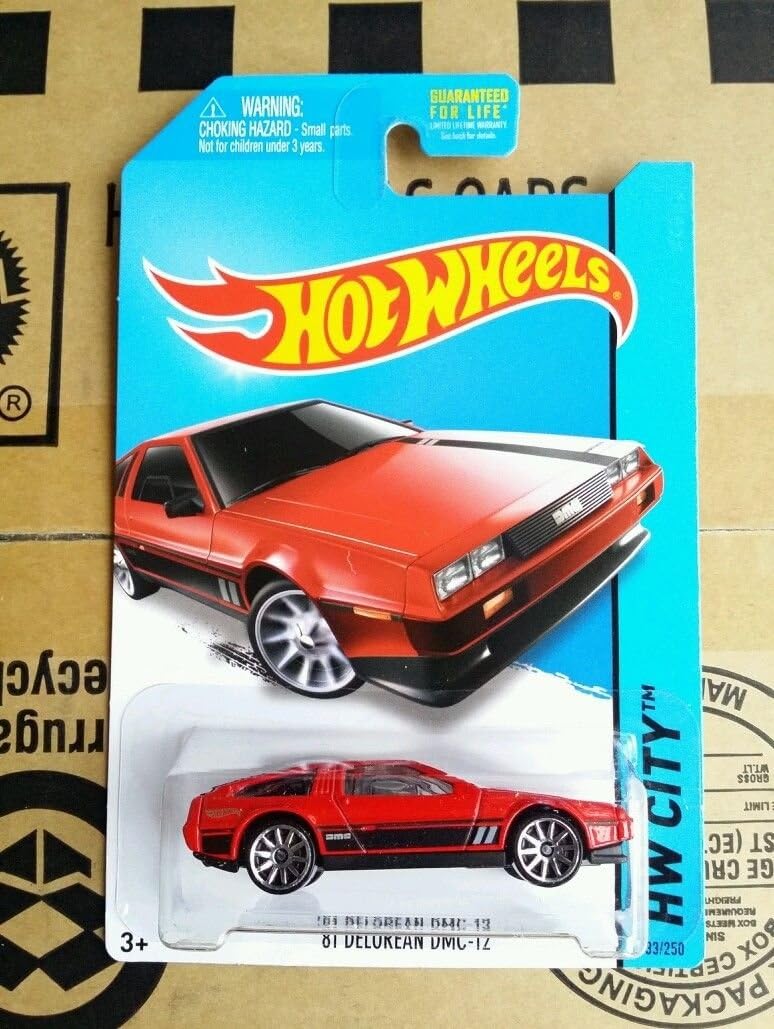 Hot Wheels HW City '81 Delorean DMC-12 (Red) 33/250