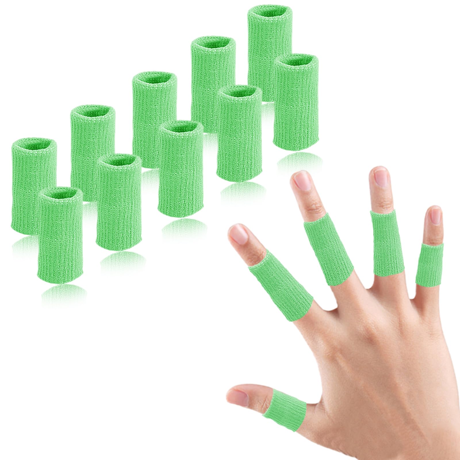 Finger Compression Sleeves - 10 Pack -12 Finger Compression Sleeves - 10 Pack -12