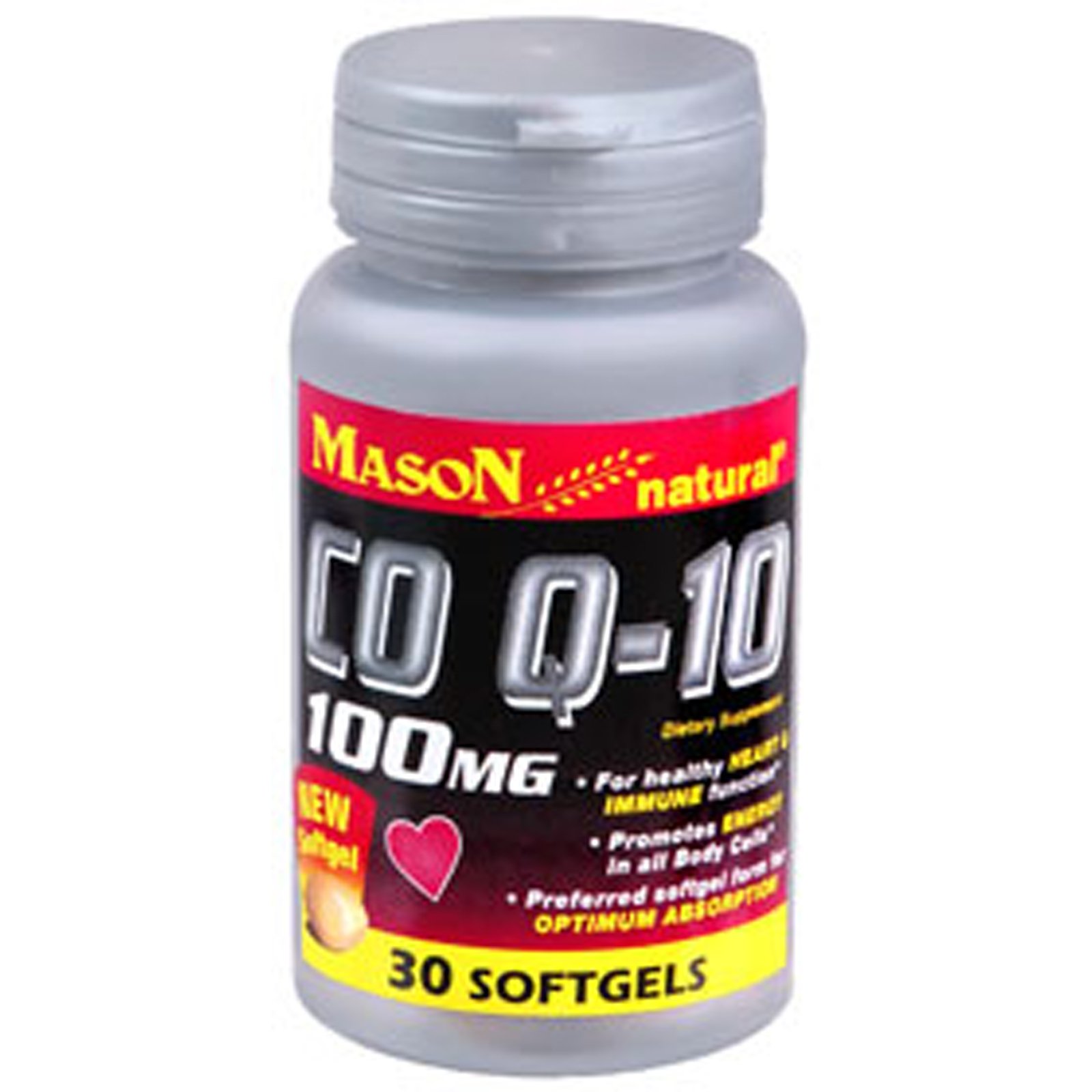 MASON NATURAL Co Q-10 100 Mg 30 Softgels