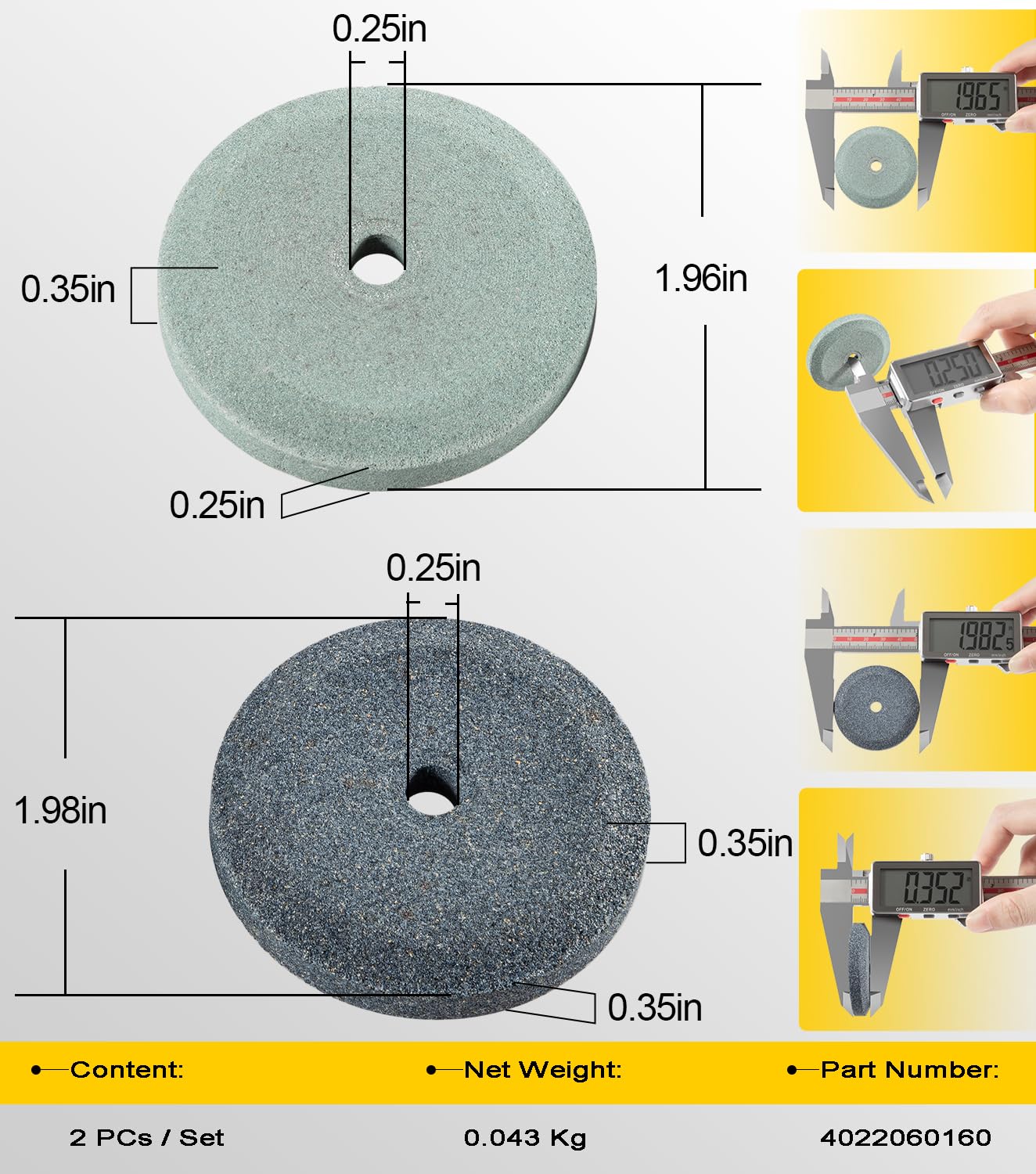 Lot de pierres à aiguiser pour BIZERBA, compatible avec trancheuse Bizerba tous les modèles SE8, SE8L, SG8D, VS8, VS8D, VS8F, A330, A400, GSP, SE12, G13, SE355, SE128, A330FB, VS12