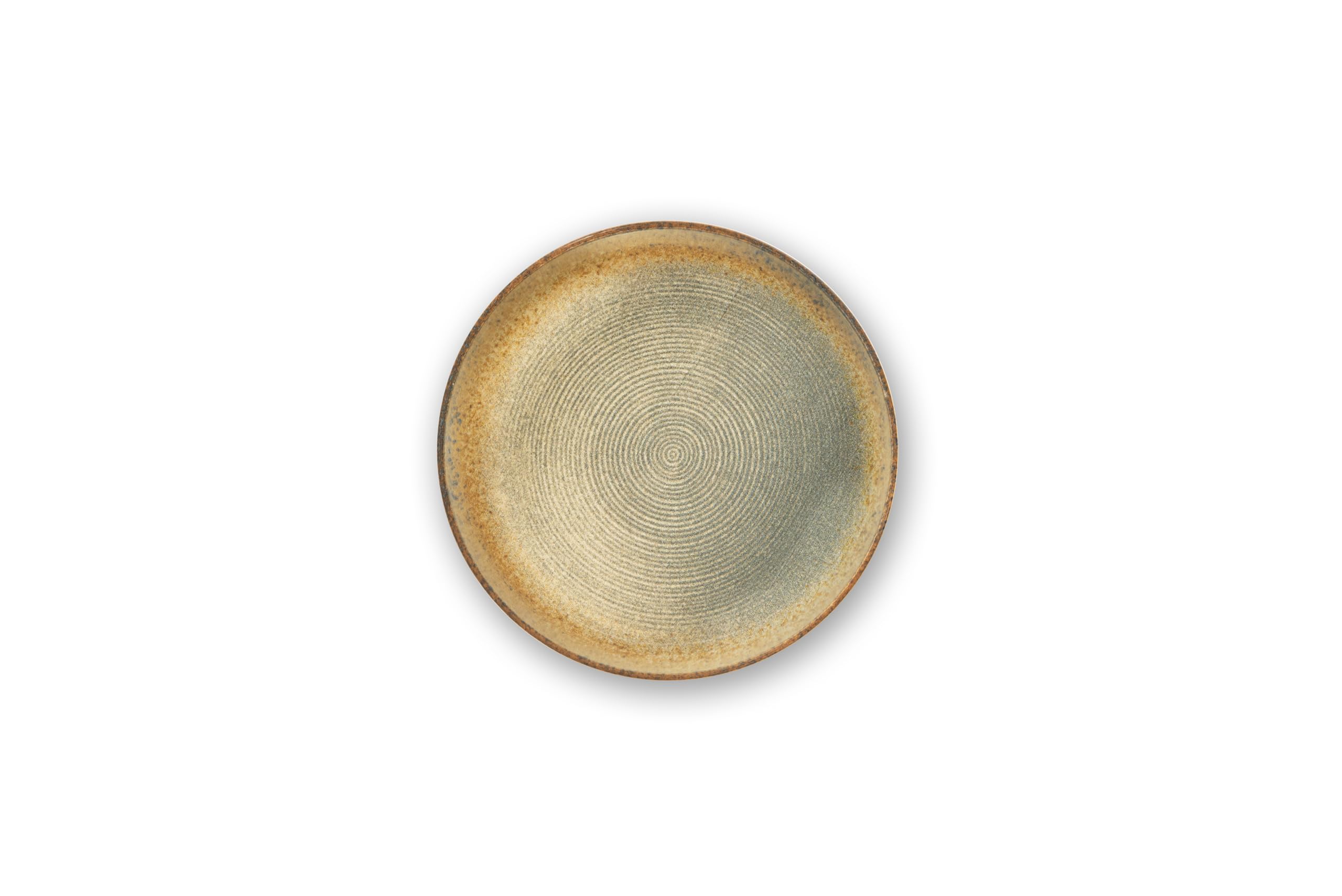 Excelsa Demetra Servizio Piatti 12 Pezzi, Ceramica, Effetto Reattivo, 4 Persone