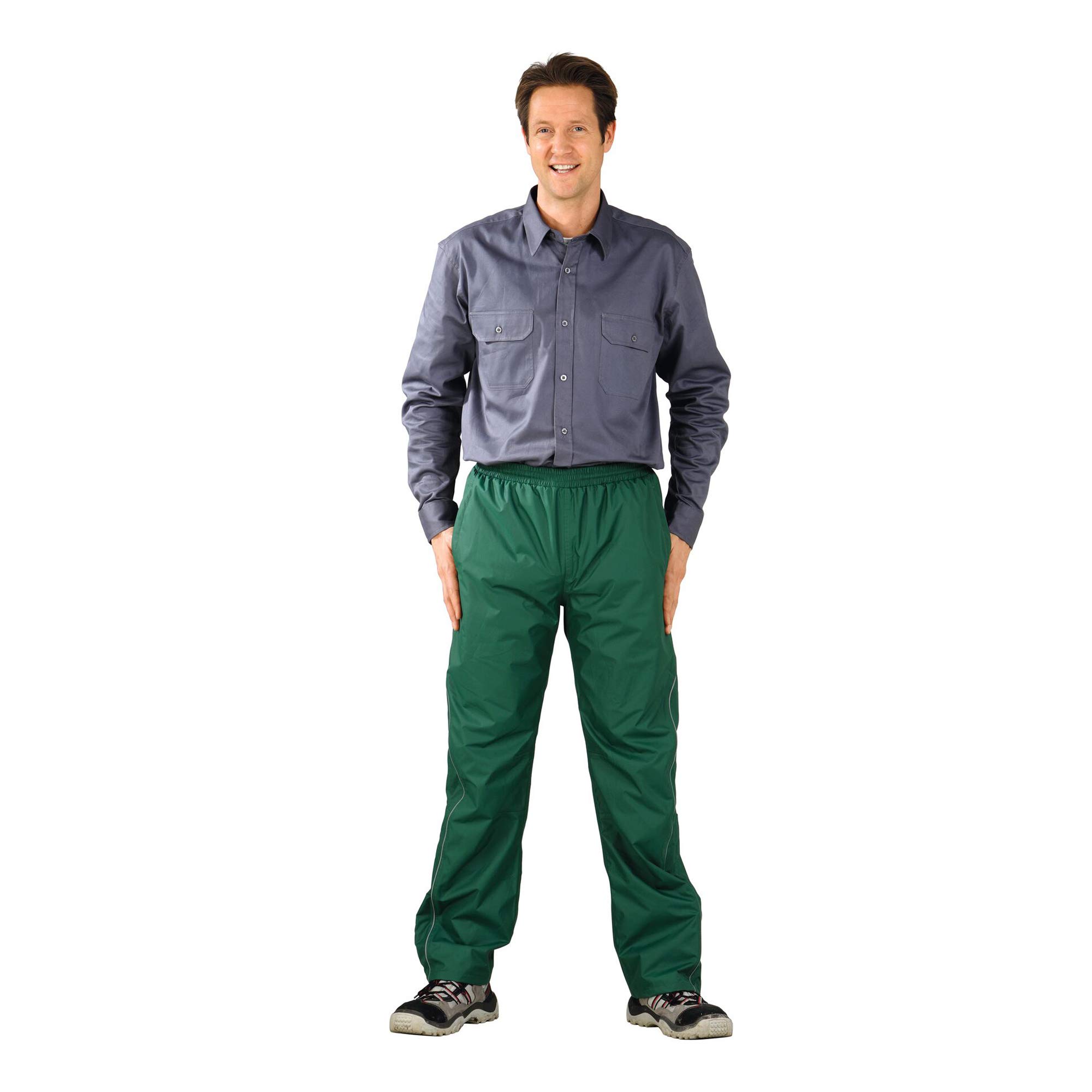 Planam 1483072 Outdoor Monsun Hose, Grün, Größe 5XL