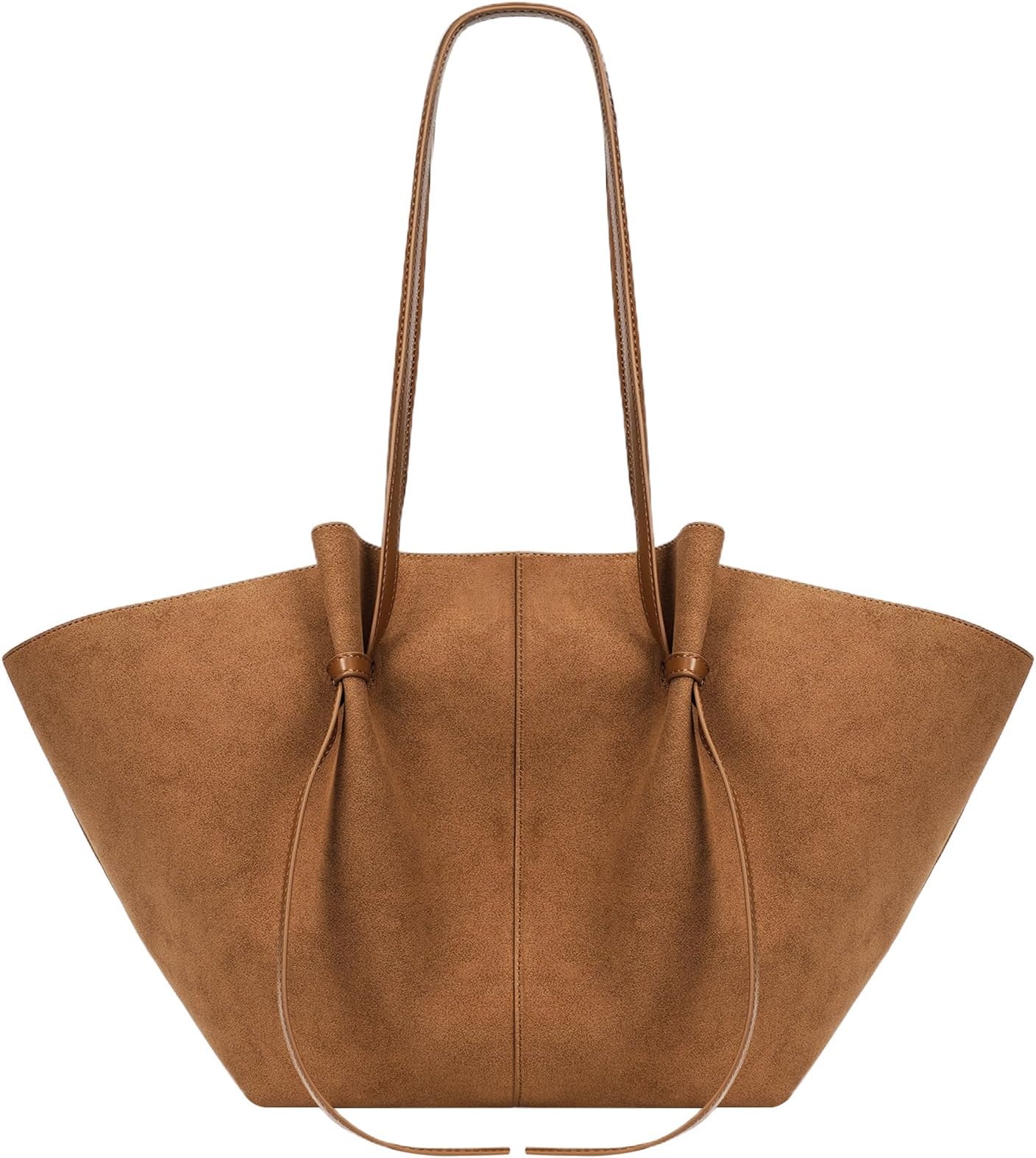 YFGBCX Tote Bag Smooth Leather Work Bag for Women Trendy Top Handle Bag Luxury Hobo Handbag with Adjustable Strap