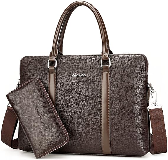 Amazon Co Jp Jungle Password 財布 ビジネスバッグ メンズ 軽量2点セット 男性防水ブリーフケース 革大容量 ビジネス トートバッグ 就活カバン 通勤用バック 鞄 Pc収納 ノートパソコン 自立 カジュアル 面接 出張 使いやすい い シューズ バッグ