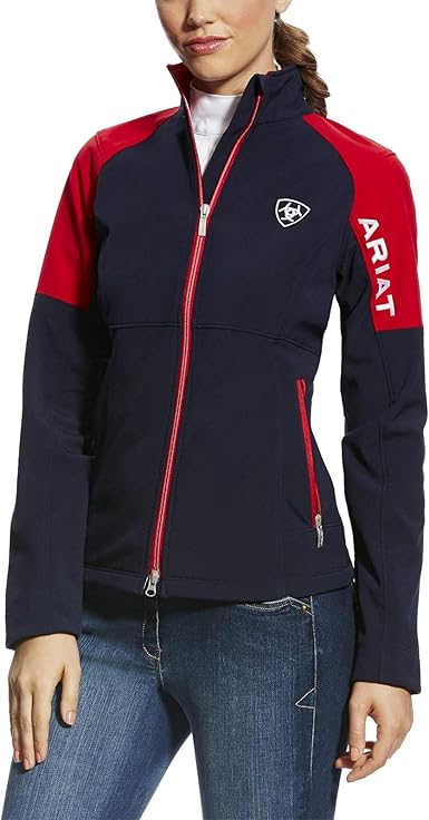 ariat blue and red jacket