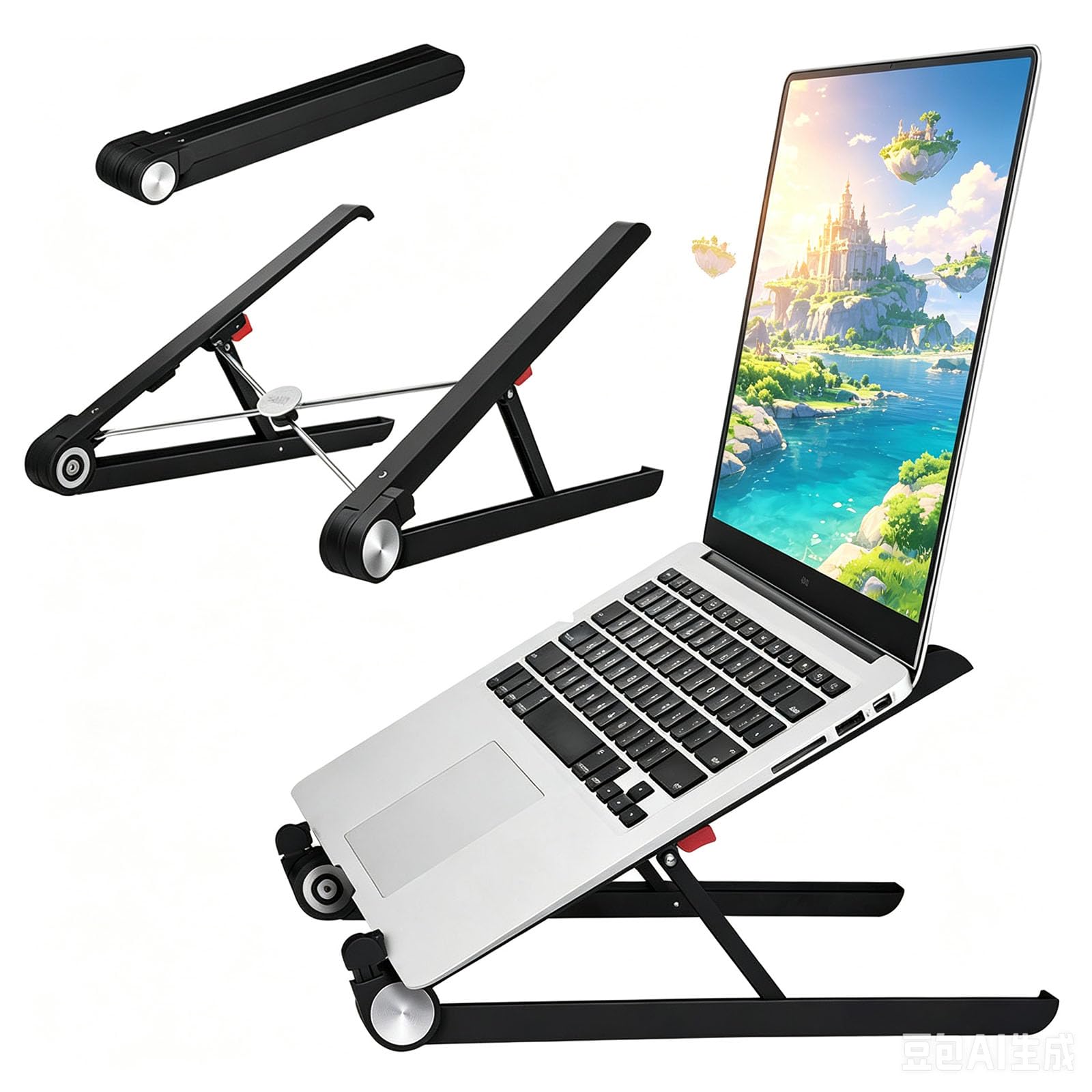 パソコン、パソコン台 Amazon.co.jp: ポータブルゲーミングノートパソコンスタンド Asus ROG