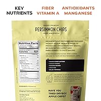 Vista 2 de Drybox Snacks de frutas secas de caqui en rodajas sin azúcar añadido, frutas exóticas sin OMG Sin pelar, con la cáscara Bocadillo keto y paleo